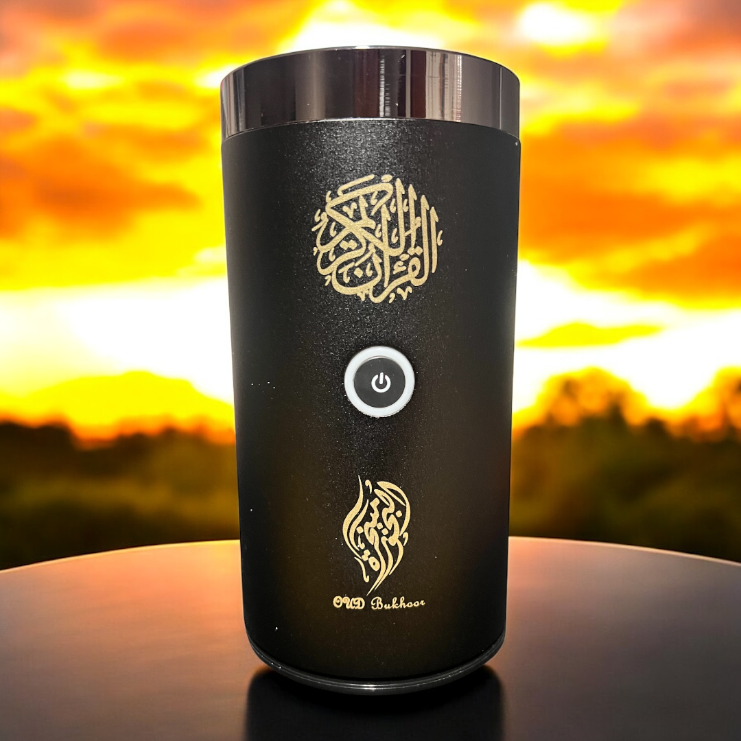 Mabkhara/ Bakhoor Incense Burner Electric Diffuser with Full Holy Quran + Bluetooth Speaker